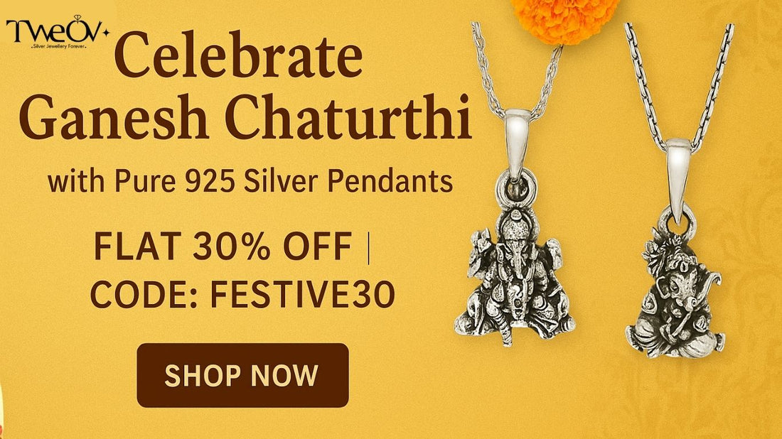 Lord Ganesha Silver Pendant