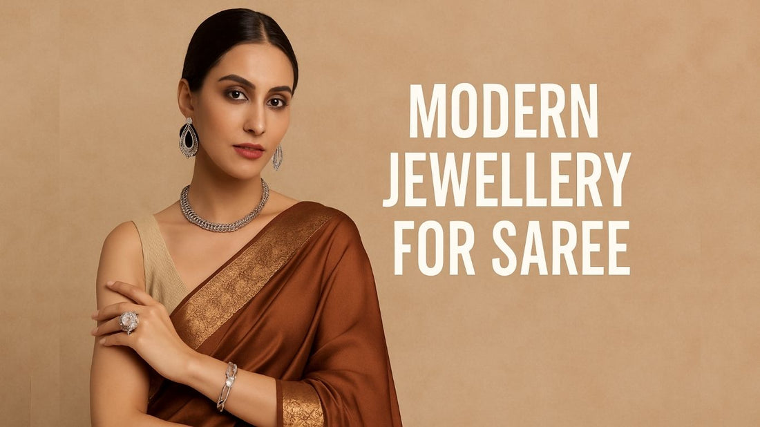 Modern Jewellery for Saree
