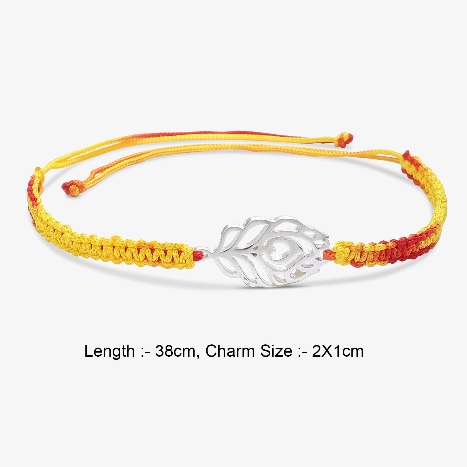 Morpankh Silver Rakhi for Brother