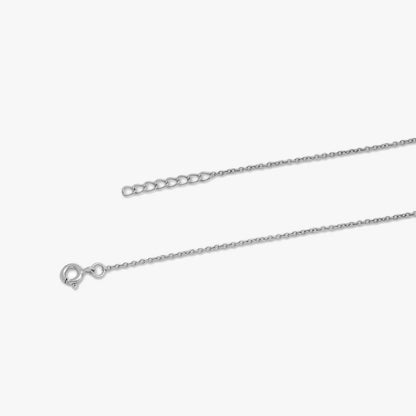 Single String With Silver Finish Necklace