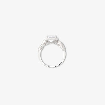Stylish Floral Design Women Silver Ring - Tweov Jewels