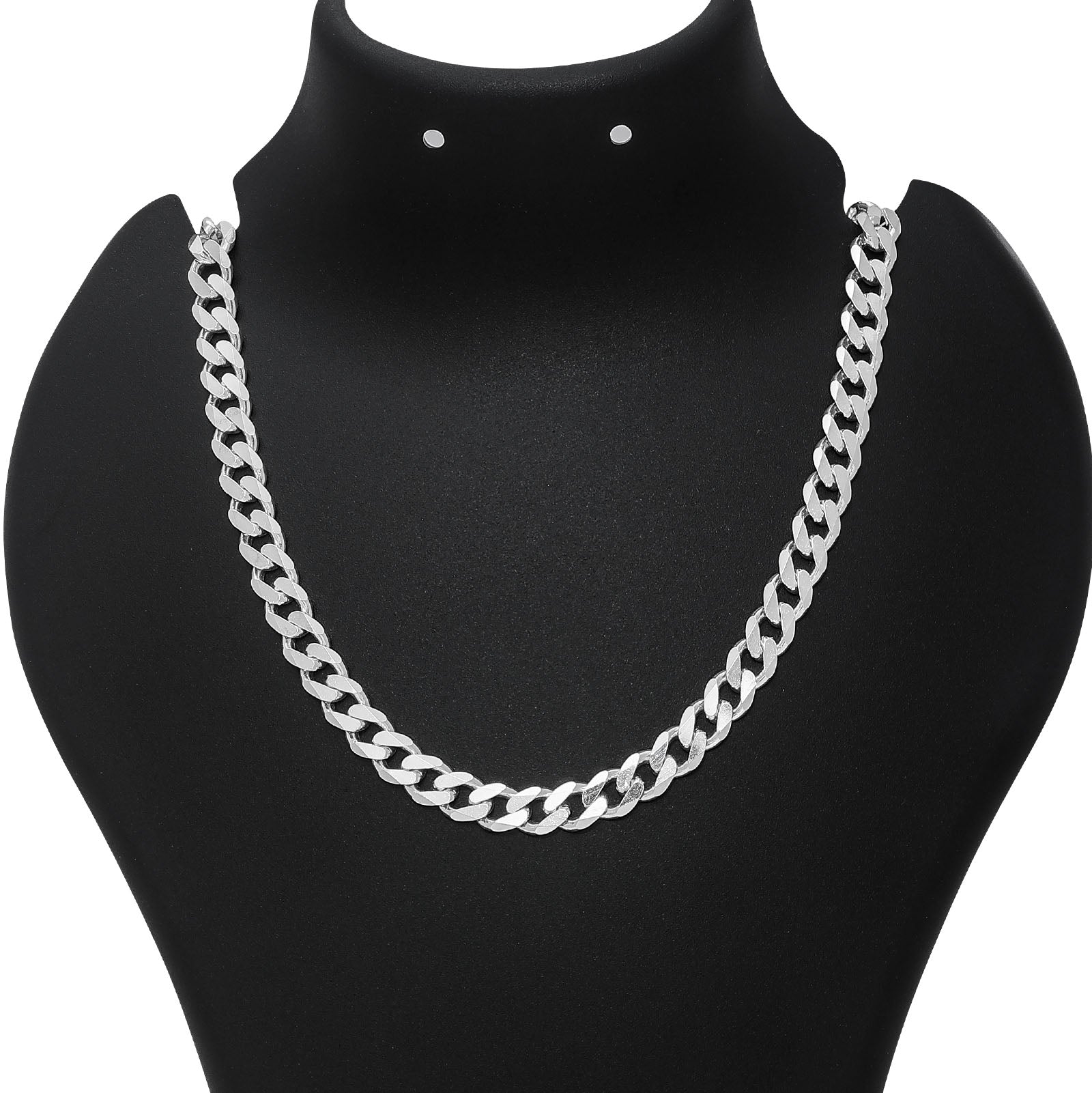Silver Chain for Men - Matte Finish Curb Chain - Tweov Jewels