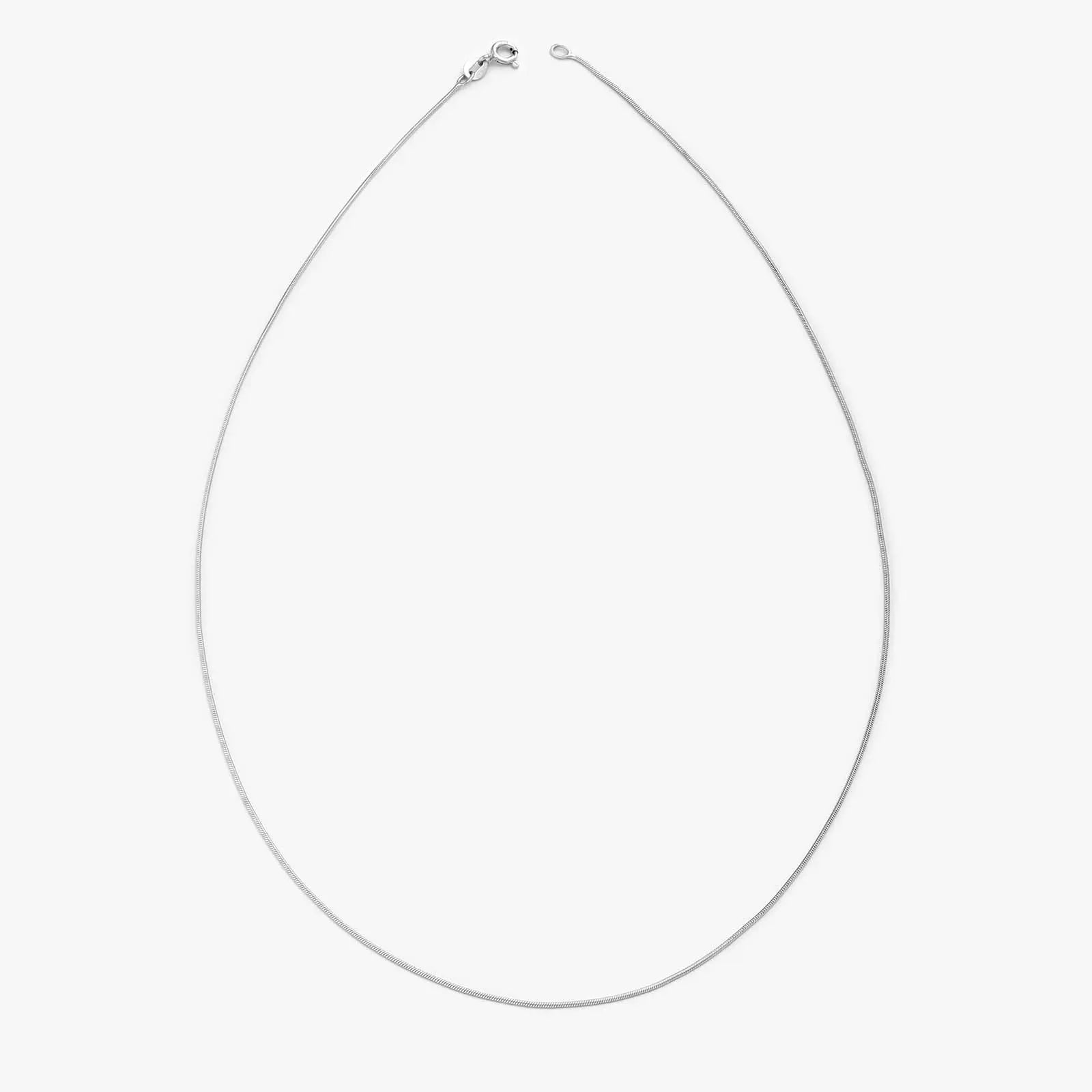 Fine Snake-Style Silver Chain - Tweov Jewels