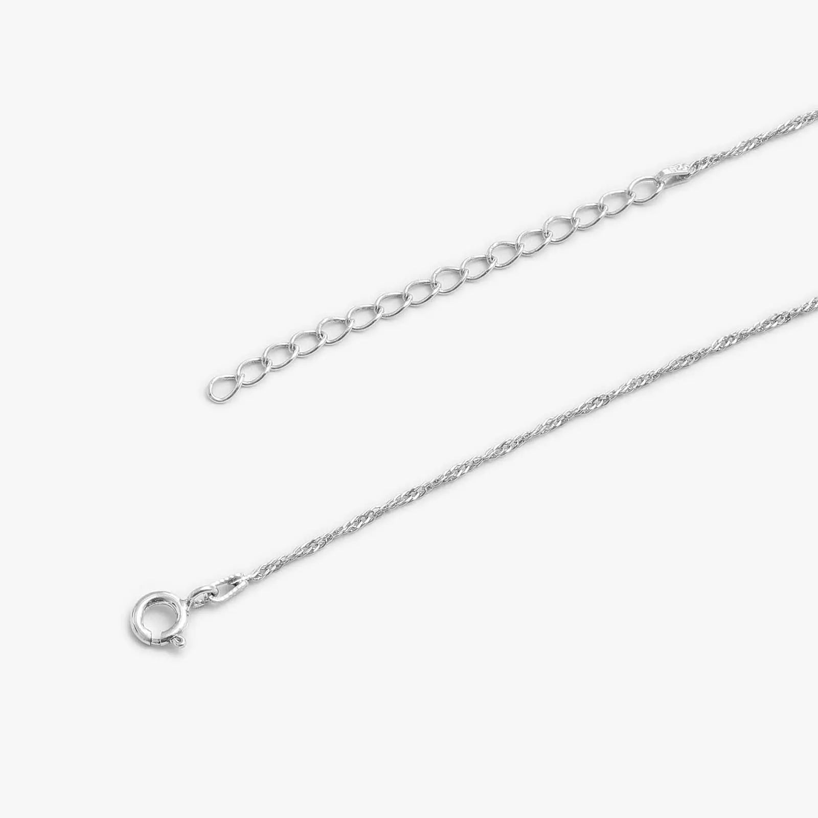 Silver Twisted Rope Chain - Tweov Jewels