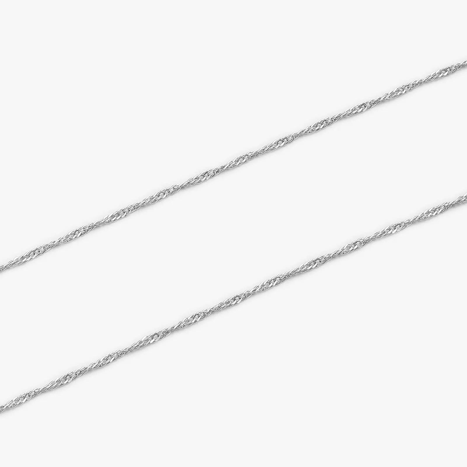 Silver Twisted Rope Chain - Tweov Jewels