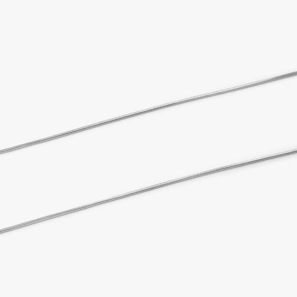 Fine Snake-Style Silver Chain - Tweov Jewels
