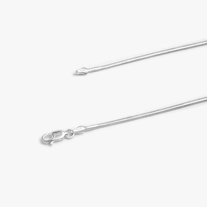 Silver Flat Snake Chain - Tweov Jewels