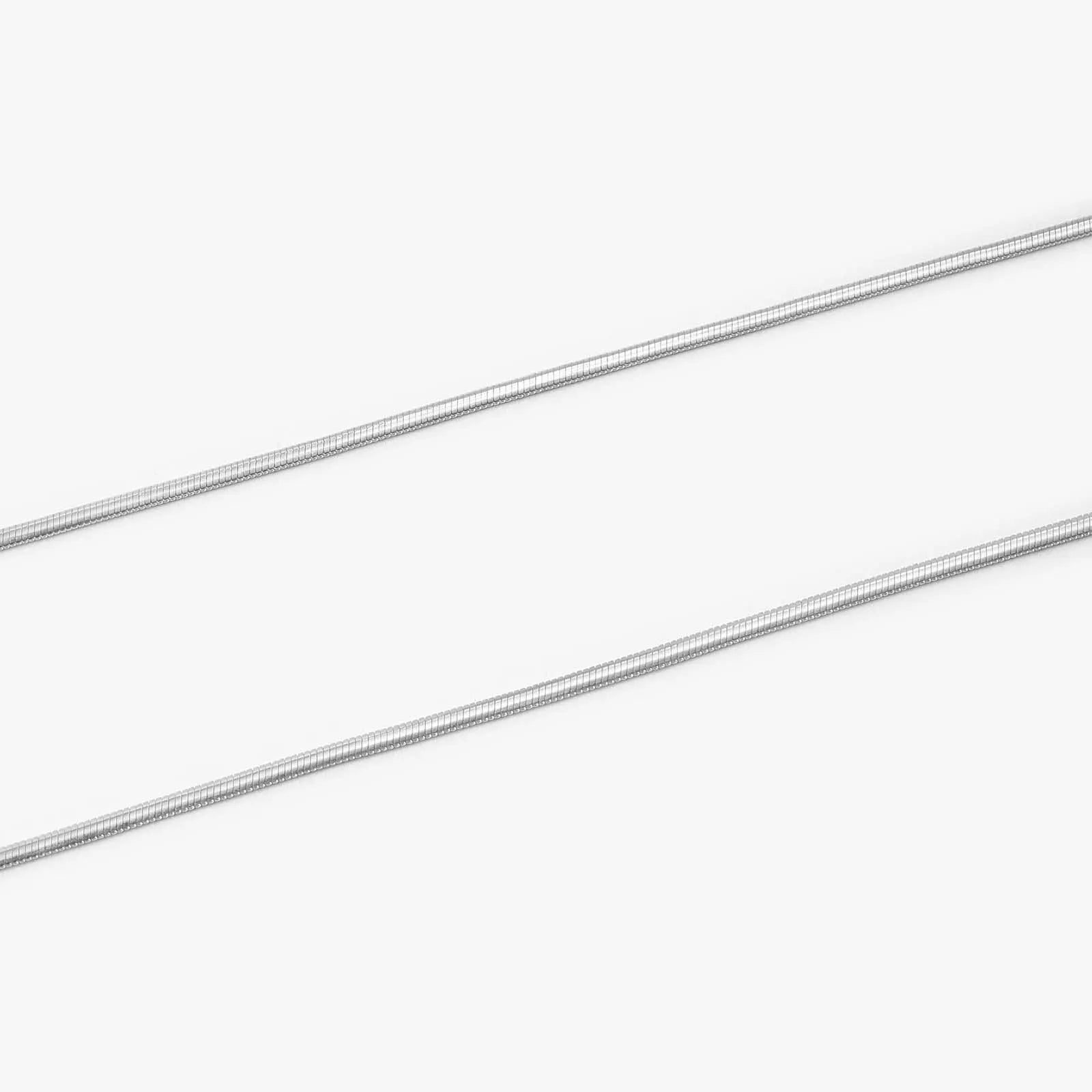 Silver Flat Snake Chain - Tweov Jewels