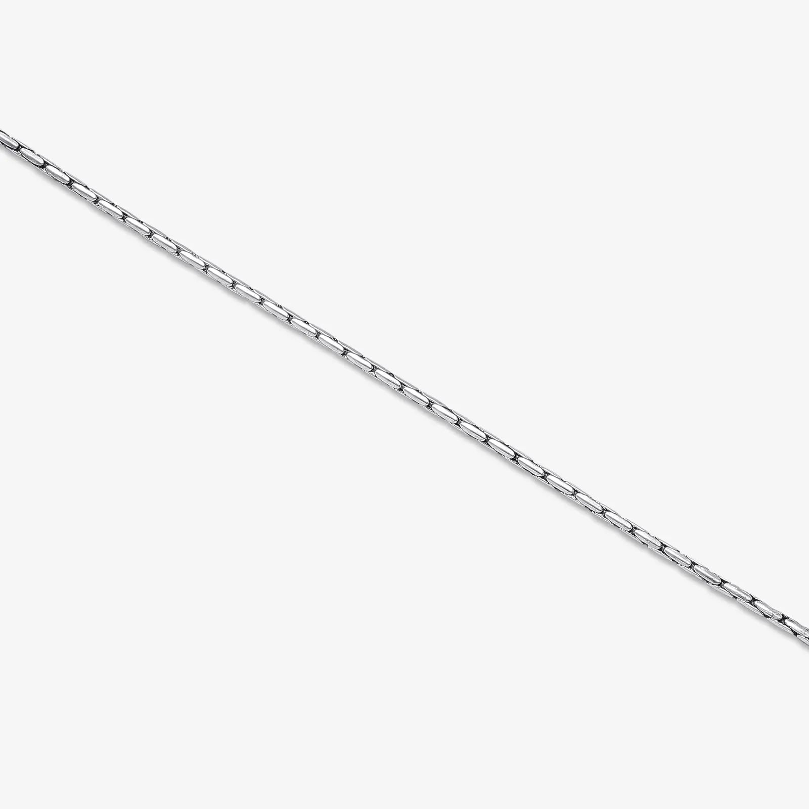 Oxidized Silver Brick Link Bracelet - Tweov Jewels
