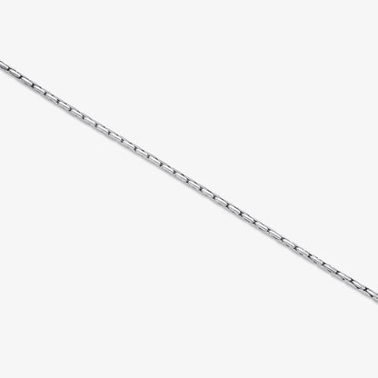 Oxidized Silver Brick Link Bracelet - Tweov Jewels