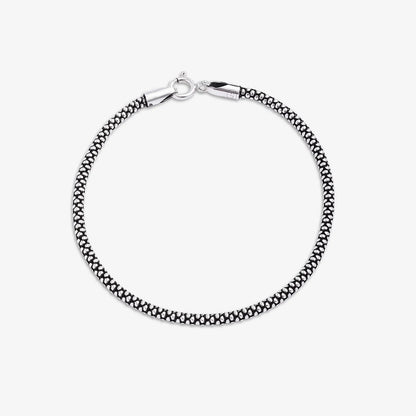 Handcrafted Silver Chain Bracelet