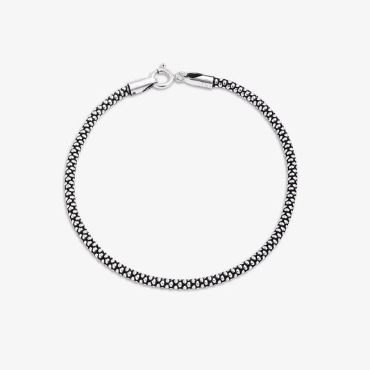 Handcrafted Silver Chain Bracelet