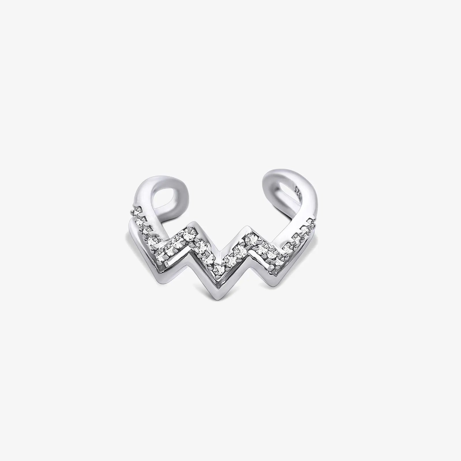 Silver Wave Ring for Women