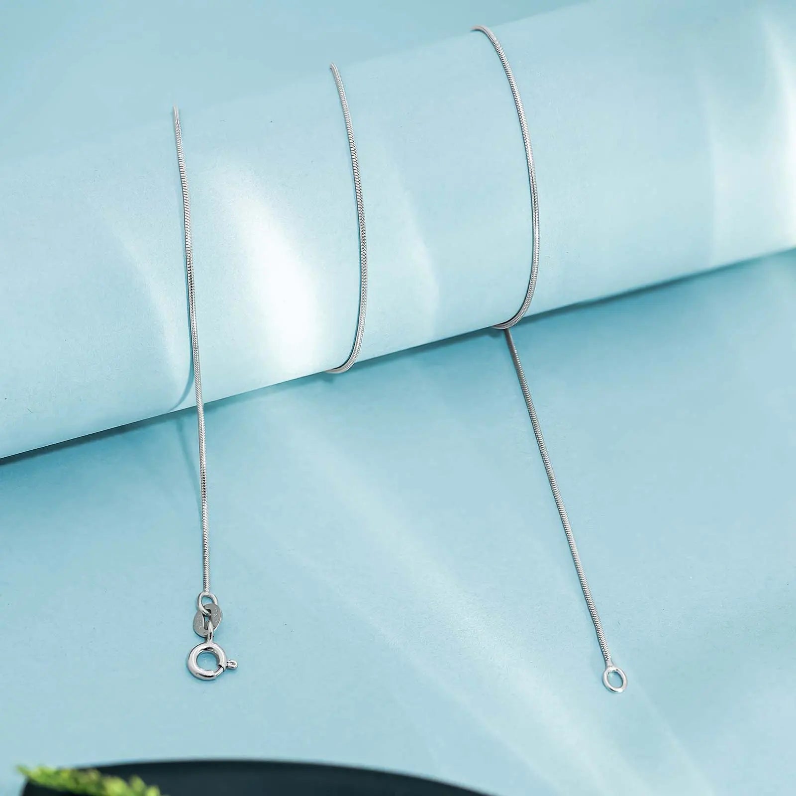 Fine Snake-Style Silver Chain - Tweov Jewels