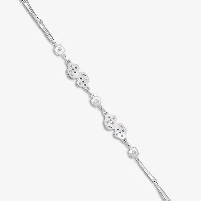 Lucky Four clove 925 Sterling Silver Bracelet - Tweov Jewels