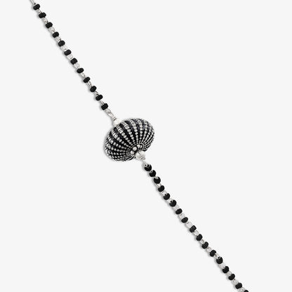 Oxidized Charm Bracelet for Women – 925 Sterling Silver Oxidized Finish