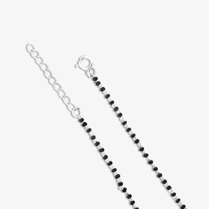 Oxidized Charm Bracelet for Women – 925 Sterling Silver Oxidized Finish