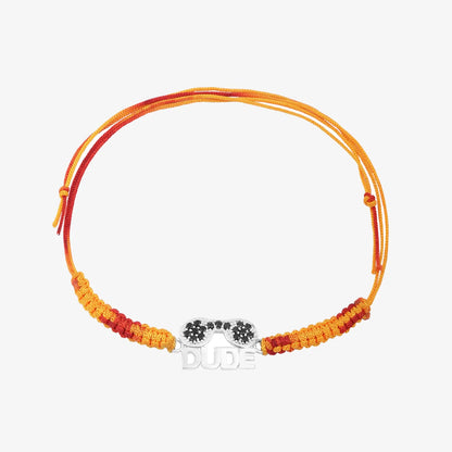 Dude Silver Rakhi for Brother
