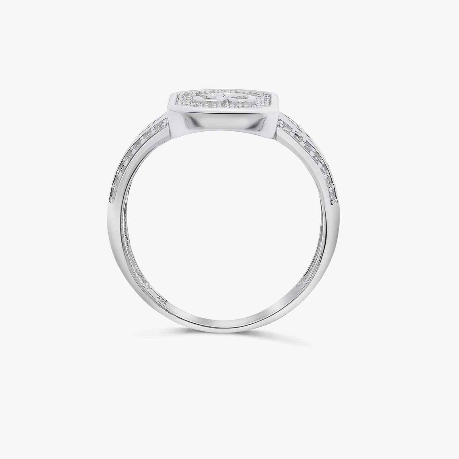 Silver Classic Om Men's Ring