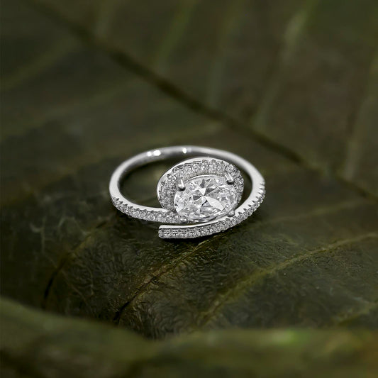 925 Sterling Silver Cubic Zirconia Ring for Women