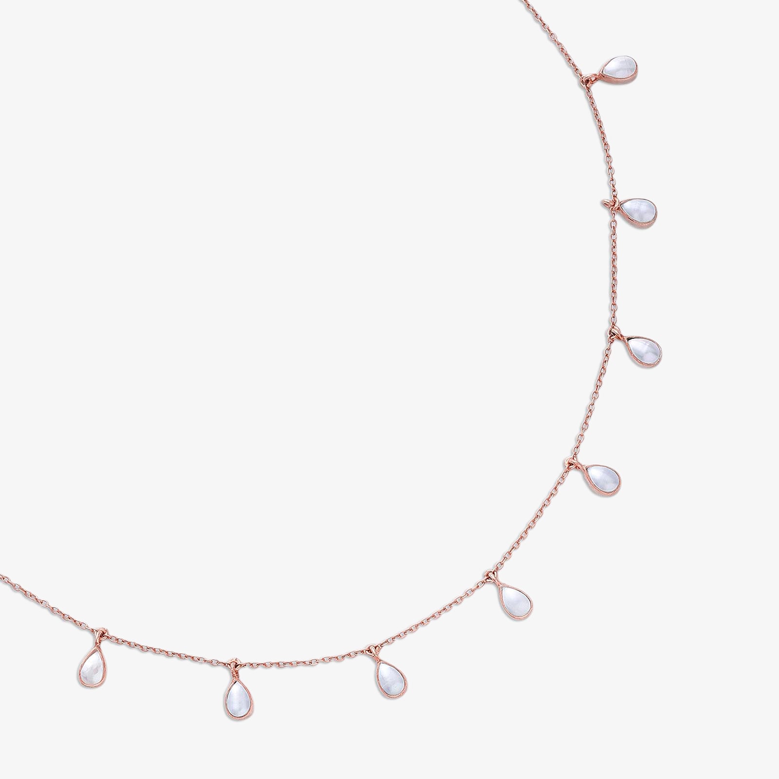 Pure Silver Necklace - Made With Majestic Gold Pearls