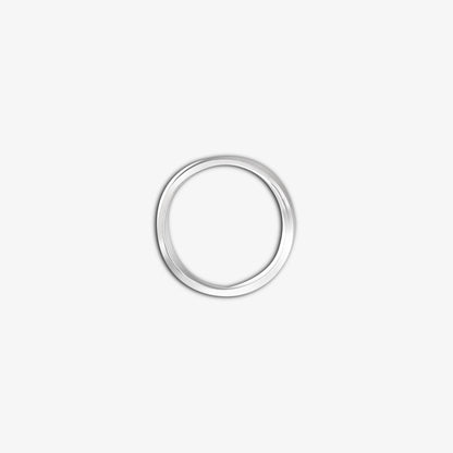 Pure Silver Ring - Minimalist Thick Silver Band Ring