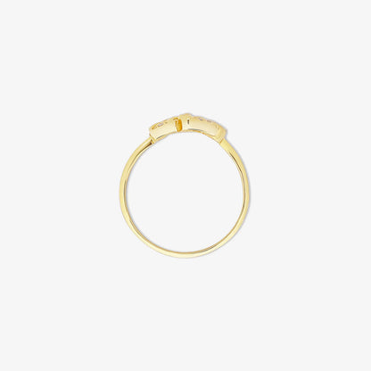 Gold Plated Designer Flower Silver Ring