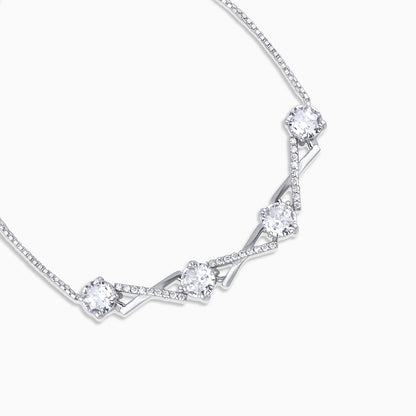 Pure 925 Sterling Silver Designer Infinity Chain Bracelet