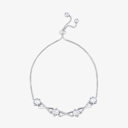 Designer Infinity Silver Chain Bracelet - Tweov Jewels