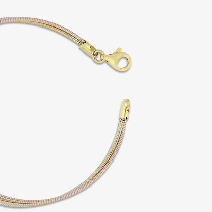 Triple Layer Sterling Silver Snake Bracelet - Tweov Jewels