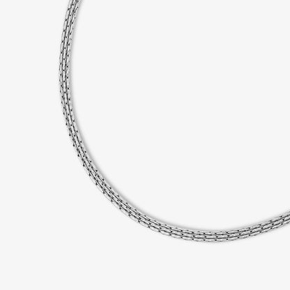 Pure Silver Anklets - Double Layer Box Chain Anklets
