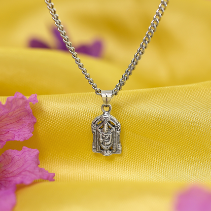 Pure Silver Tirupati Balaji Pendant