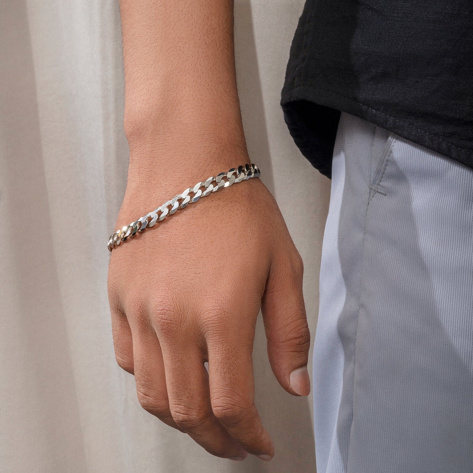 Pure Silver Bracelet - Luxe Cuban Link Model - Tweov Jewels