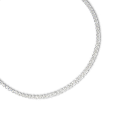 Pure 925 Sterling Silver Thin Rope Chain Anklet for Women