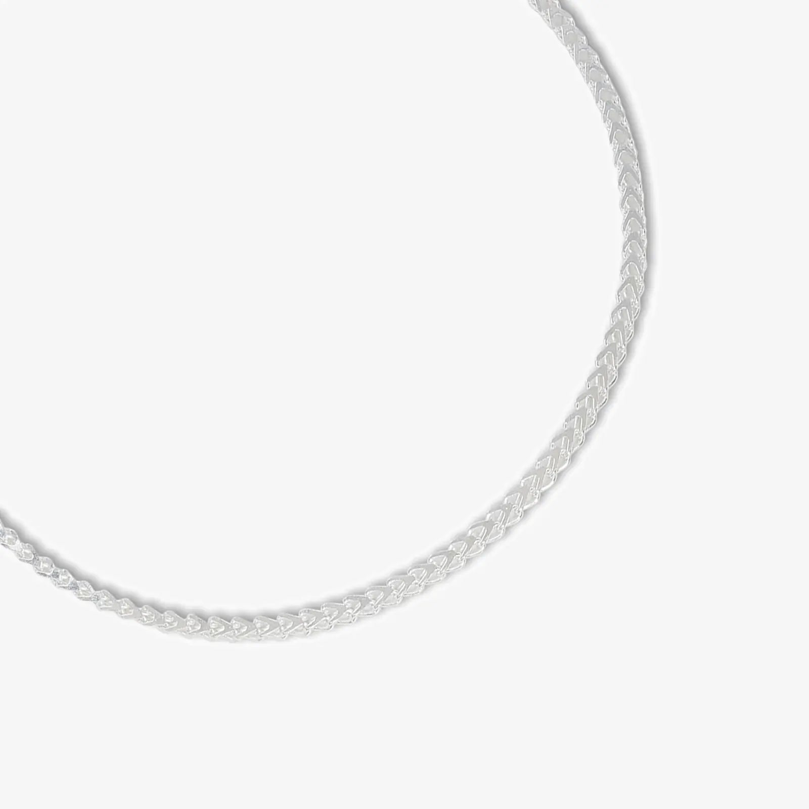 Thin Silver Rope Chain Anklet for Women - Tweov Jewels