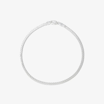Thin Silver Rope Chain Anklet for Women - Tweov Jewels