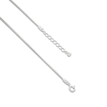 Thin Classic Silver Chain Anklet - Tweov Jewels