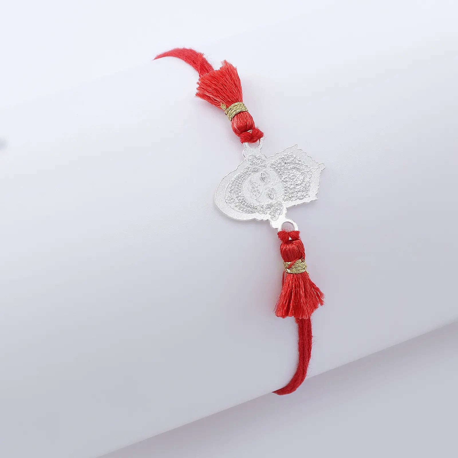 Khatu Shyam Silver Rakhi for Brother (Pack of Three)