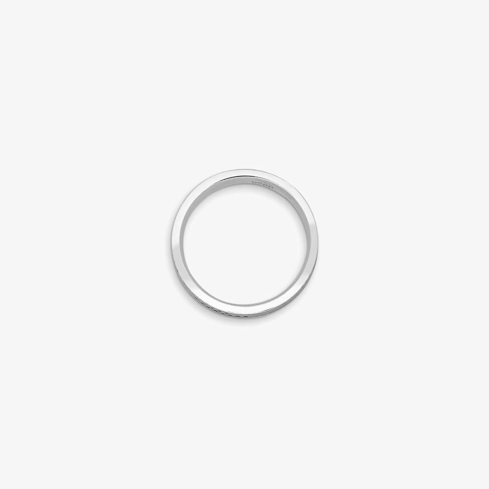 Oxidized Silver Designer Band Ring