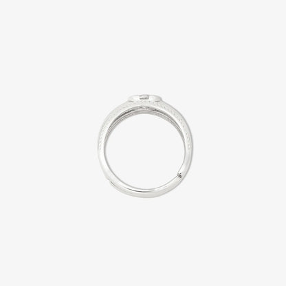 Classic CZ Silver Ring for Women