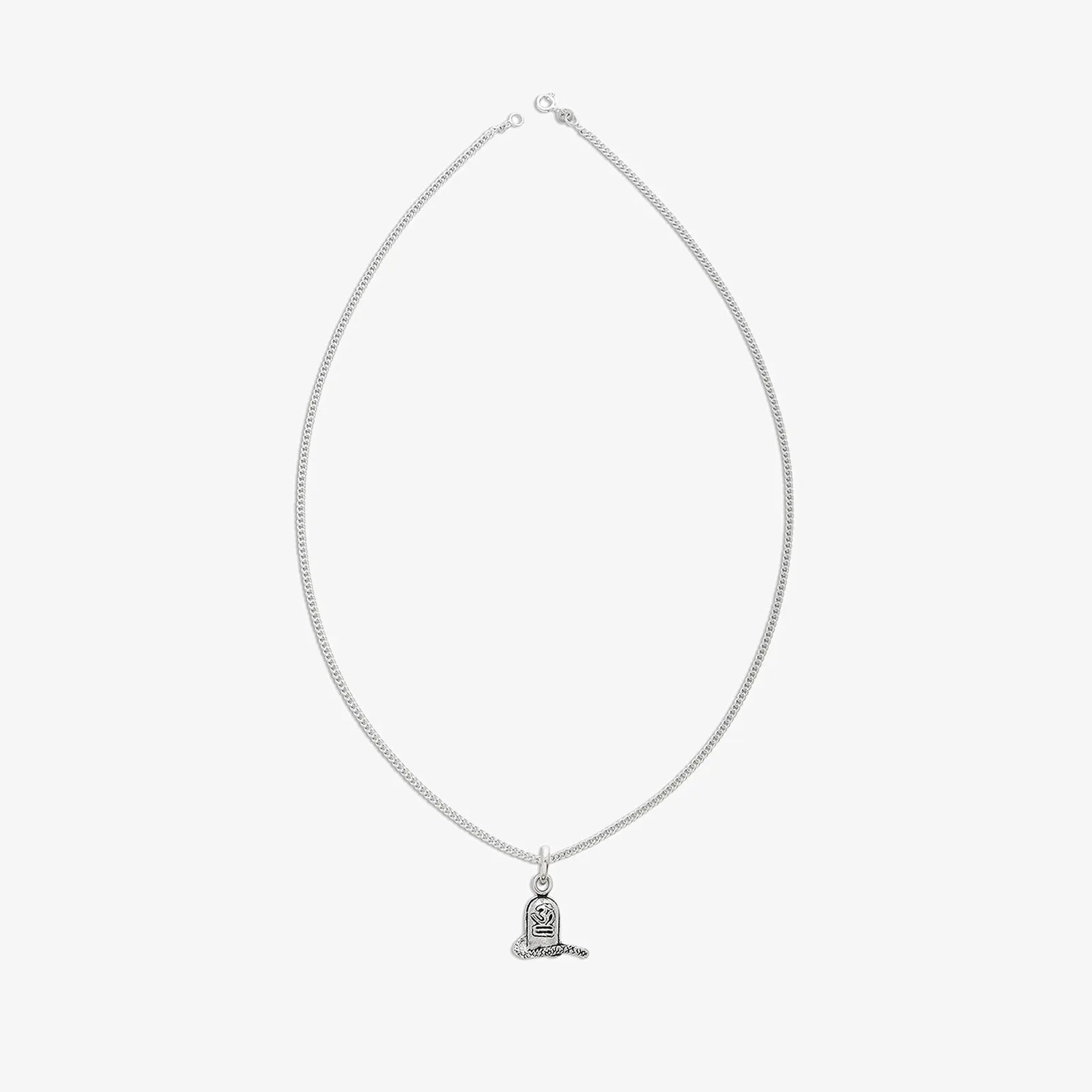 Silver Om Shivling Locket
