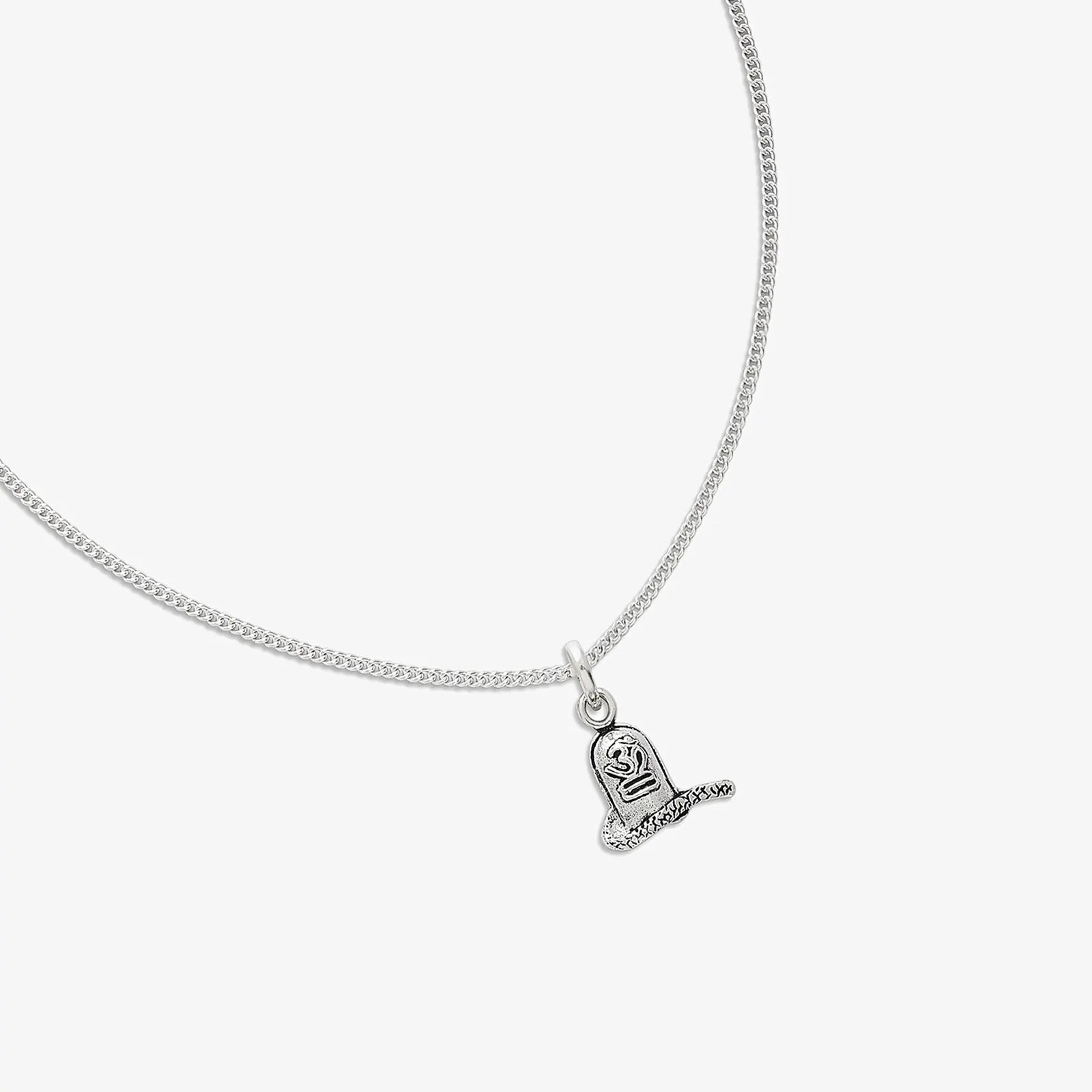 Silver Om Shivling Locket