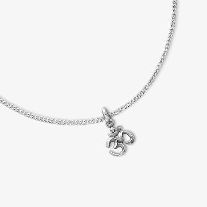 Silver Om Pendant with Spiritual Connection