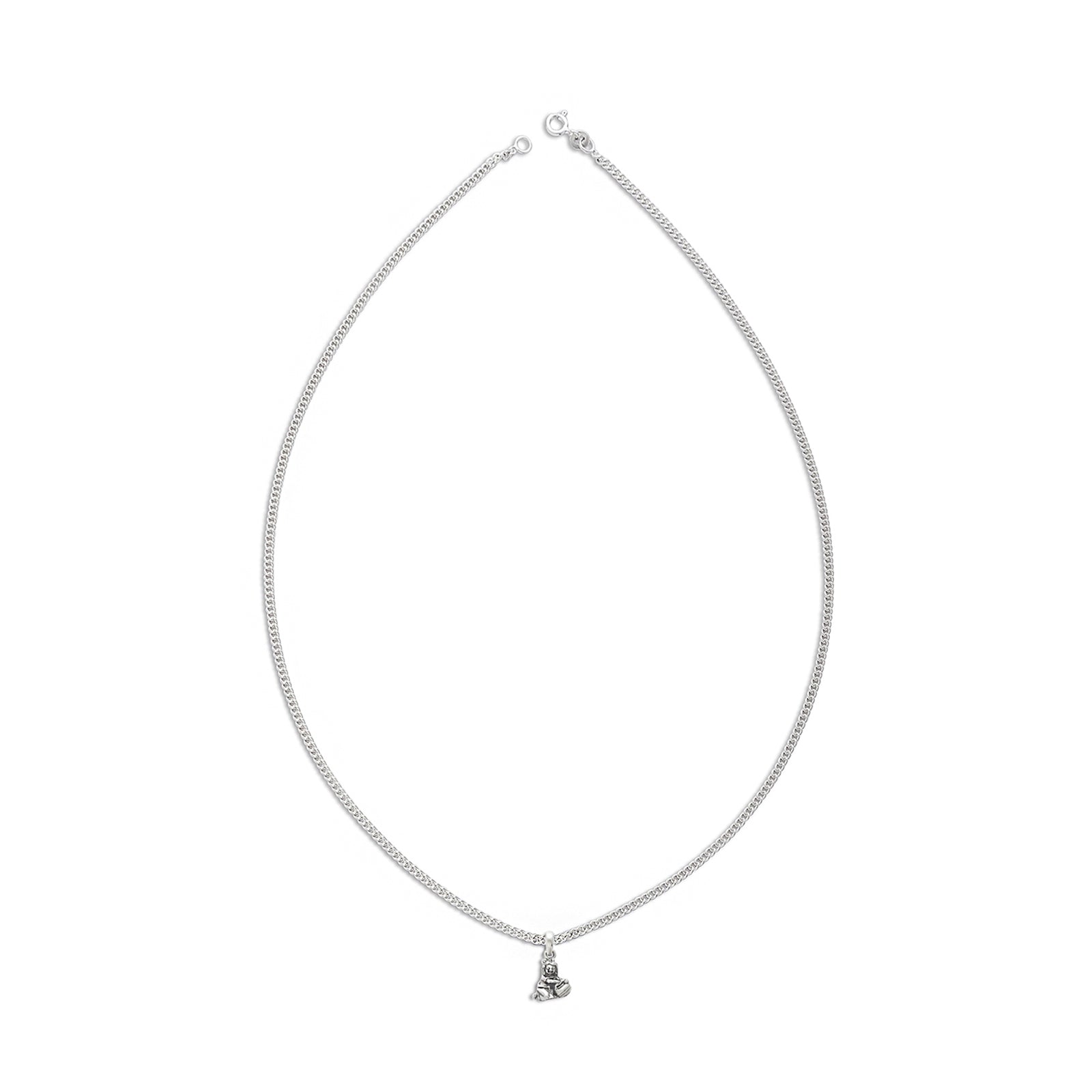 Laddu Gopal Silver Pendant with Pure Silver Chain - Tweov Jewels