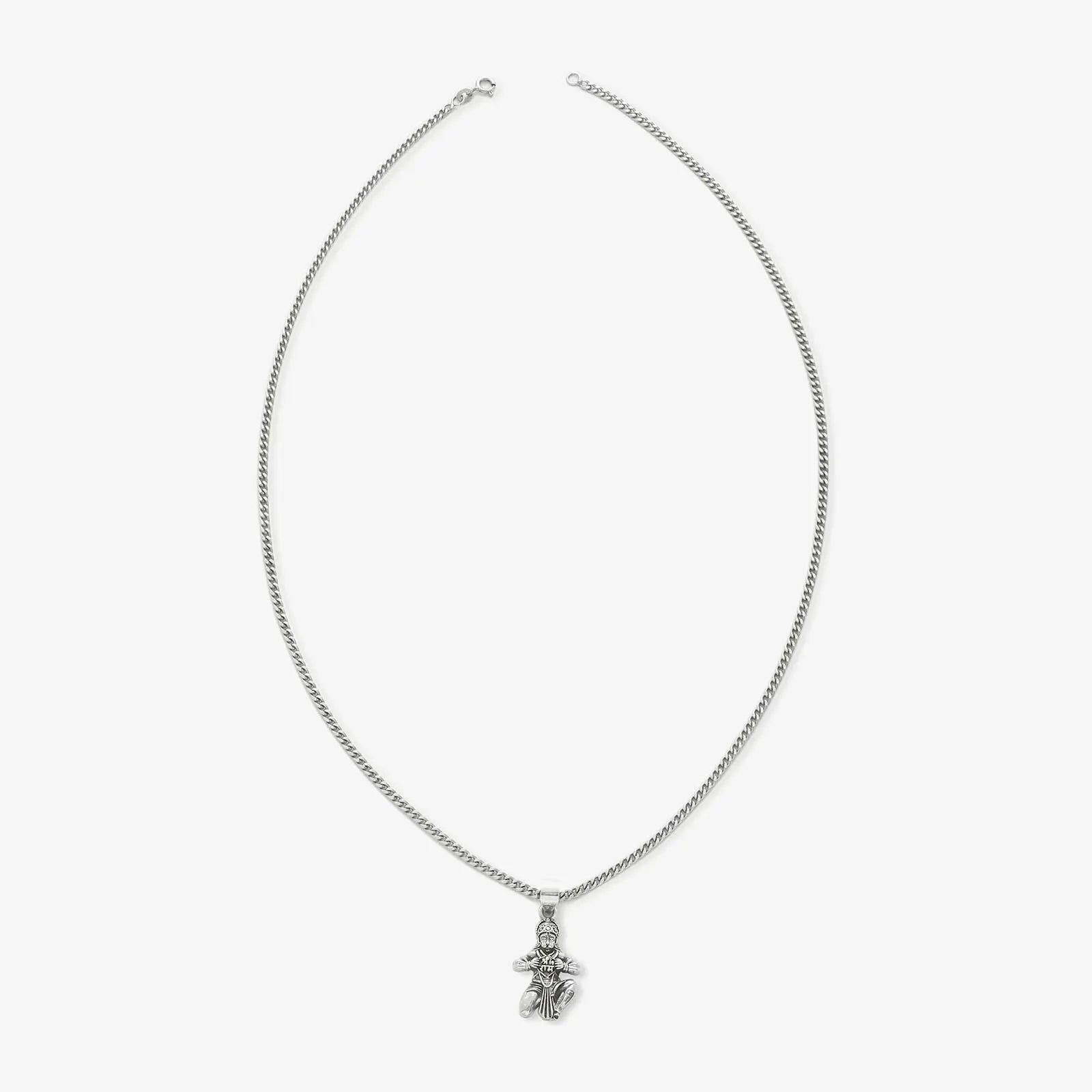 Pure Silver Hanuman Pendant