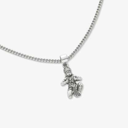 Pure Silver Hanuman Pendant