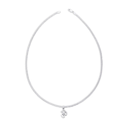Om Pendant in Pure Silver - Tweov Jewels