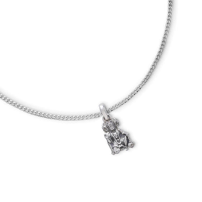 Pure Silver Panchmukhi Hanuman ji Kavach Locket