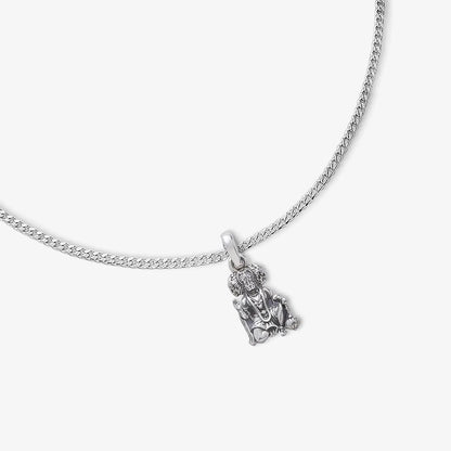 Silver Panchmukhi Hanuman ji Kavach Locket