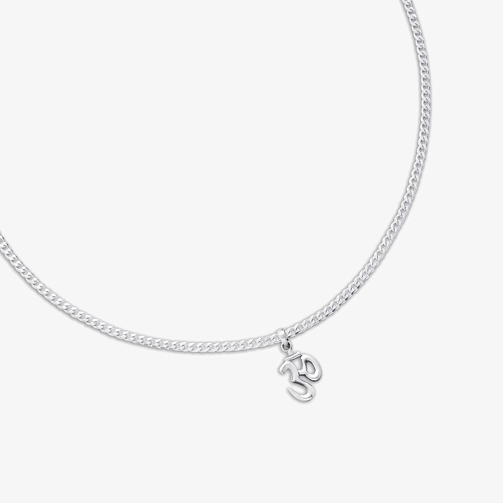 Om Pendant in Pure Silver